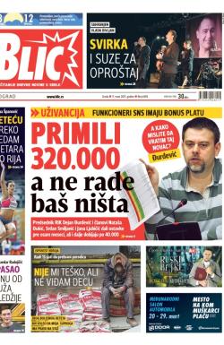 Blic - broj 6492, 11. mar 2015.