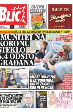 Blic - broj 8383, 30. jun 2020.