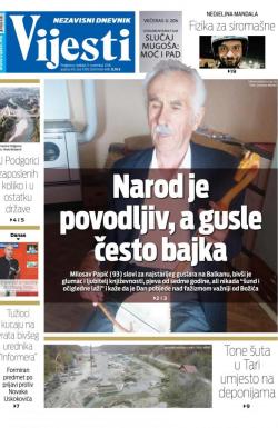 Vijesti - broj 7399, 11. nov 2018.