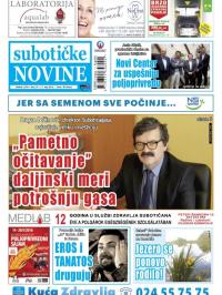 Nove Subotičke novine - broj 19, 13. maj 2016.