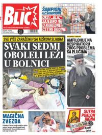 Blic - broj 8505, 30. okt 2020.