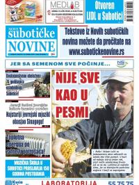 Nove Subotičke novine - broj 85, 12. okt 2018.