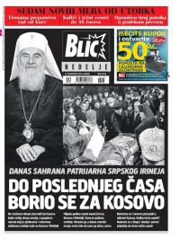 Blic - broj 8528, 22. nov 2020.