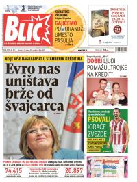 Blic - broj 6450, 27. jan 2015.