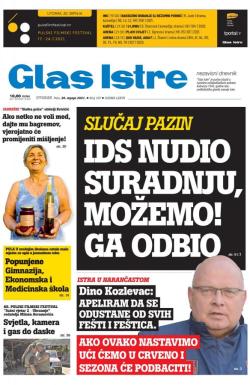 Glas Istre - broj 198, 20. jul 2021.