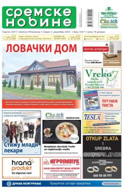 Sremske Novine - broj 3327, 4. dec 2024.