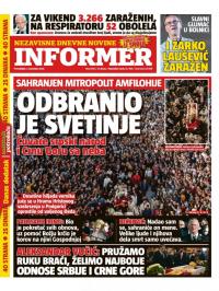 Informer - broj 2595, 2. nov 2020.