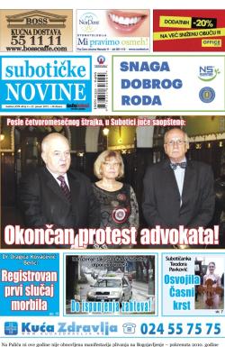 Nove Subotičke novine - broj 4, 23. jan 2015.