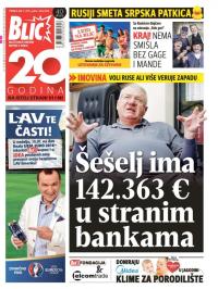 Blic - broj 6968, 8. jul 2016.