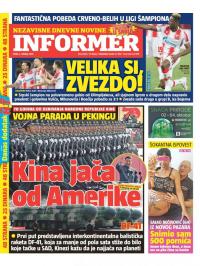 Informer - broj 2266, 2. okt 2019.