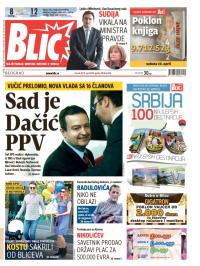 Blic - broj 6169, 15. apr 2014.