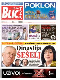 Blic - broj 6564, 25. maj 2015.