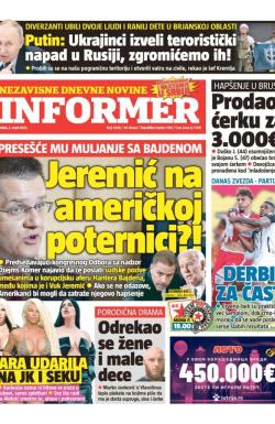 Informer - broj 3308, 3. mar 2023.