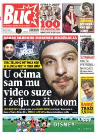 Blic - broj 6869, 29. mar 2016.