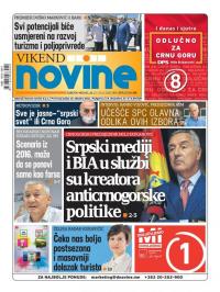 Dnevne novine - broj 2765, 22. avg 2020.