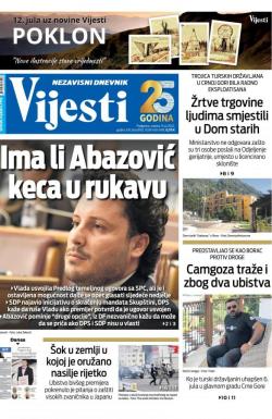 Vijesti - broj 8707, 9. jul 2022.