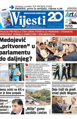 Vijesti - broj 6923, 1. jul 2017.