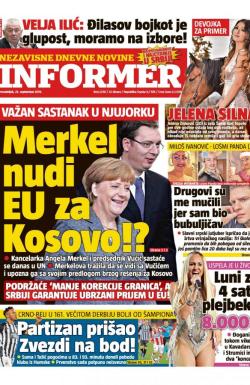 Informer - broj 2258, 23. sep 2019.