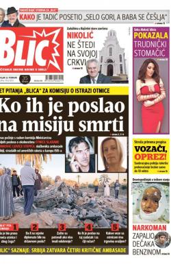 Blic - broj 6833, 22. feb 2016.