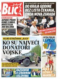 Blic - broj 8063, 31. jul 2019.