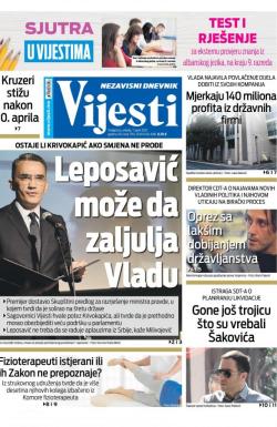 Vijesti - broj 8261, 7. apr 2021.