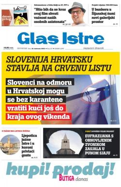 Glas Istre - broj 229, 20. avg 2020.