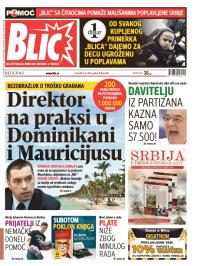 Blic - broj 6216, 4. jun 2014.