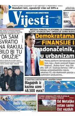 Vijesti - broj 6678, 24. okt 2016.