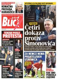 Blic - broj 7934, 20. mar 2019.