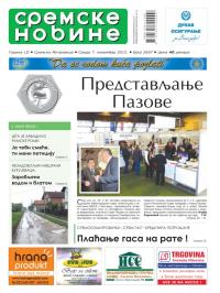 Sremske Novine - broj 2697, 7. nov 2012.