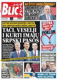 Blic - broj 8157, 2. nov 2019.