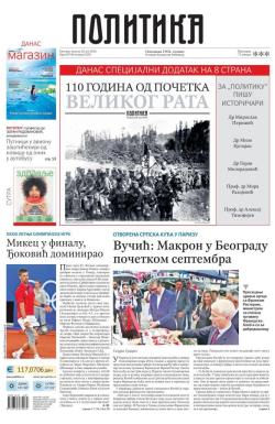 Politika - broj 39748, 28. jul 2024.