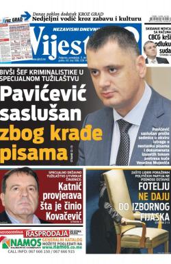 Vijesti - broj 7086, 11. dec 2017.