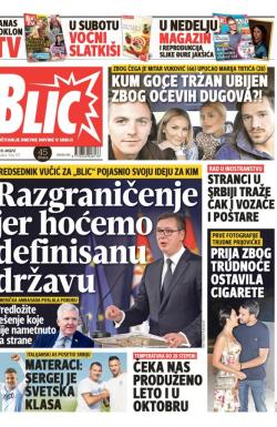 Blic - broj 7717, 10. avg 2018.