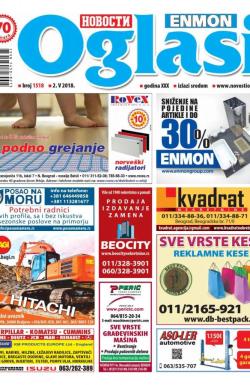 Novosti oglasi - broj 1518, 2. maj 2018.