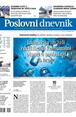 Poslovni Dnevnik - broj 4949, 20. okt 2023.