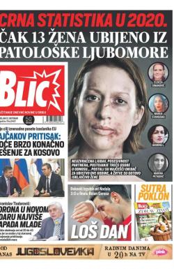 Blic - broj 8487, 12. okt 2020.