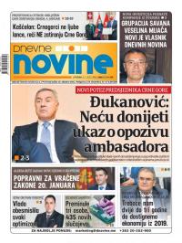 Dnevne novine - broj 2879, 5. jan 2021.