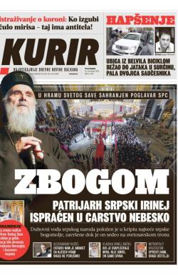 Kurir - broj 2434, 23. nov 2020.