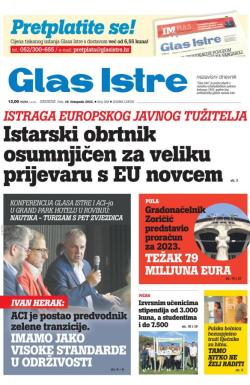 Glas Istre - broj 288, 19. okt 2022.