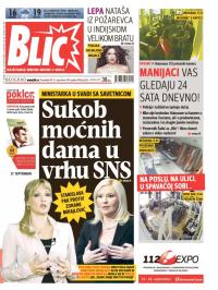 Blic - broj 6326, 22. sep 2014.