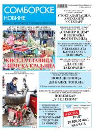 Somborske novine - broj 3674, 22. nov 2024.