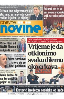 Dnevne novine - broj 2591, 29. jan 2020.