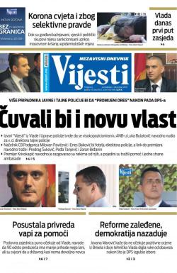 Vijesti - broj 8143, 7. dec 2020.