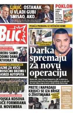 Blic - broj 7799, 31. okt 2018.