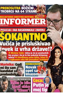 Informer - broj 2647, 4. jan 2021.