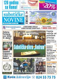 Nove Subotičke novine - broj 31, 2. avg 2013.