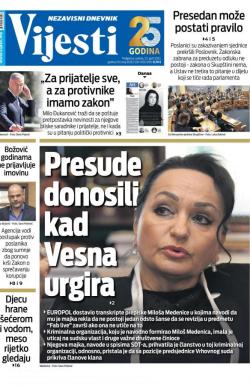 Vijesti - broj 8634, 23. apr 2022.