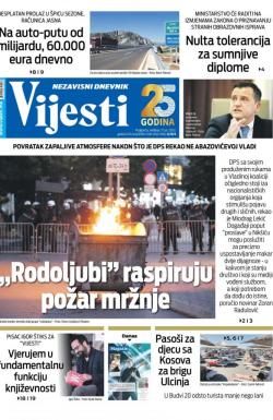 Vijesti - broj 8714, 17. jul 2022.