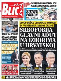 Blic - broj 8204, 19. dec 2019.